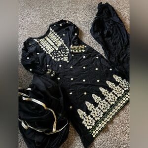 Embroidered Indian Pakistani dress